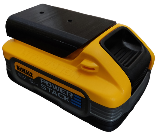 Zestaw Uchwytów 4x Bateria + 2x Narzędzie DeWALT Czarne + Wkręty