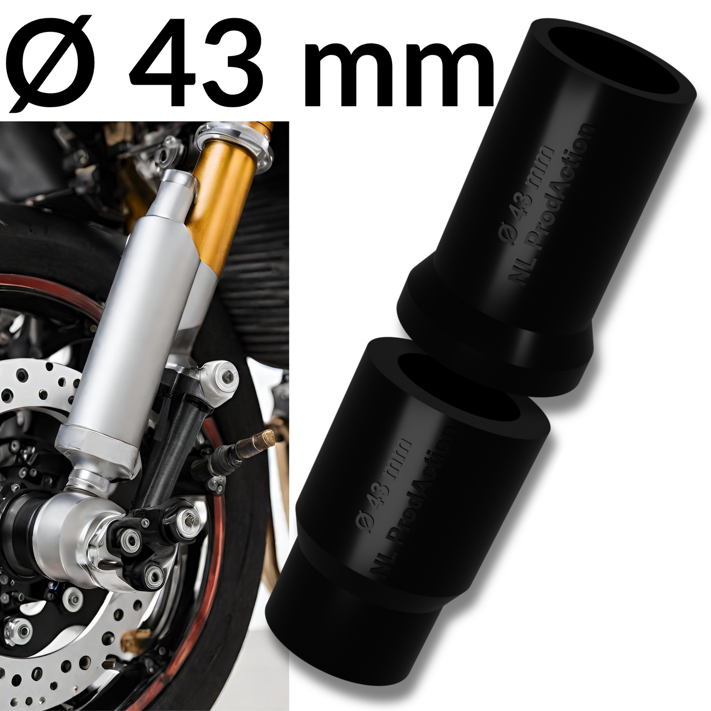 Przyrząd do montażu uszczelniaczy + Pobijak Ø 43mm